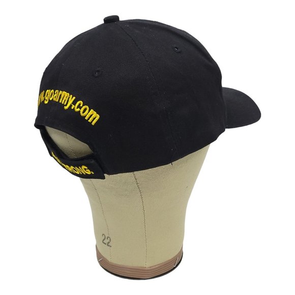 US Army Strapback Cap Go Army Trucker Patch Baseball Hat Black Army Strong - Picture 9 of 12